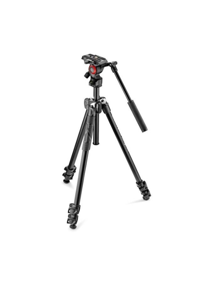Manfrotto Manfrotto 290 light aluminium tripod with befree live fluid video head  - Image 1