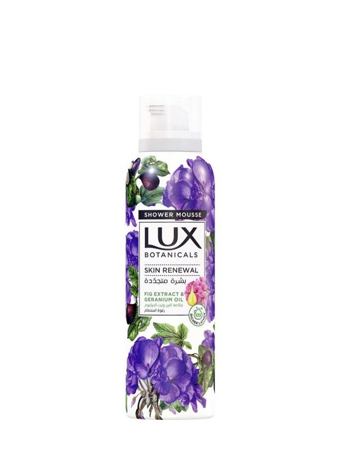 Lux Shower Mousse Fig Extract & Geranium Oil 200ml