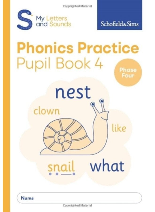 My Letters and Sounds Phonics Practice Pupil Book 4 - Paperback
