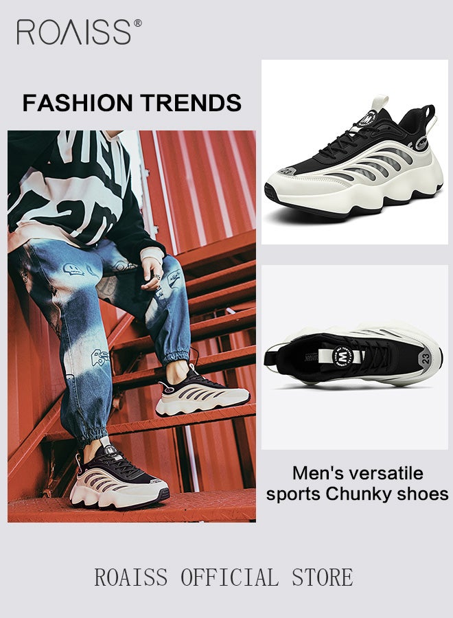 رويس أحذية رياضية أنيقة للرجال، أحذية برباط غير قابلة للانزلاق، أحذية رياضية مريحة للرجال، مناسبة للارتداء اليومي والأنشطة الخارجية - Image 5
