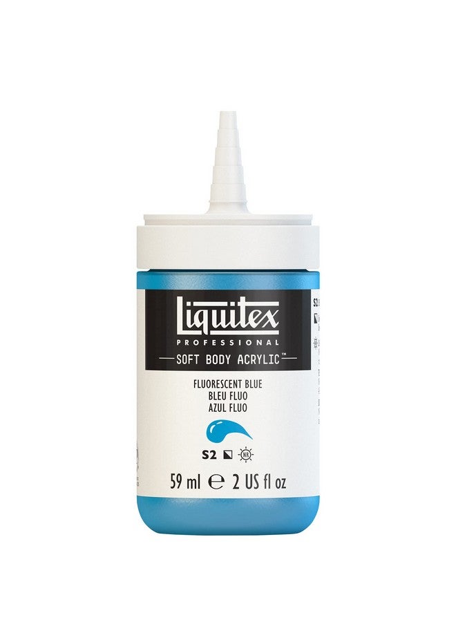 Liquitex دهان أكريليك سائل احترافي من ليكويتكس 2 (أزرق فوسفوري) - Image 2