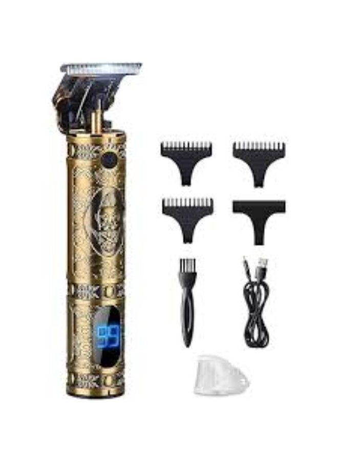 ماكينة حلاقة شعر احترافية للرجال، لاسلكية، بدون فجوات، طقم حلاقة وتزيين احترافي للرجال، قابلة لإعادة الشحن، شاشة LED - Image 2