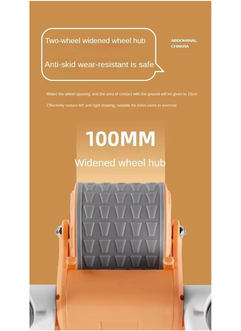 QSHOP QSHOP® Abdominal Wheel, Abdominal Wheel with Kneeling Mat, Abdominal Exercise Equipment for Core Workout, Abdominal Exercise Machine for Men and Women  - Image 4