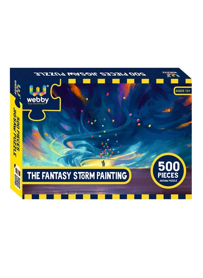 Webby The Fantasy Storm Painting Jigsaw Puzzle, 500 Pieces - Image 1