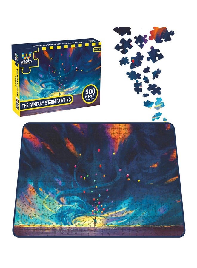Webby The Fantasy Storm Painting Jigsaw Puzzle, 500 Pieces - Image 3