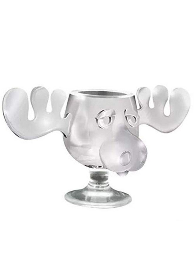 ICUP Christmas Vacation 2 pc Acrylic 4.5 oz Moose Head Shaped Cup Set - Image 1