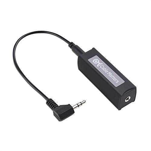 Cable Matters Ground Loop Isolator 3.5mm Noise Isolator Hum Eliminator for Car Audio and More - Image 1