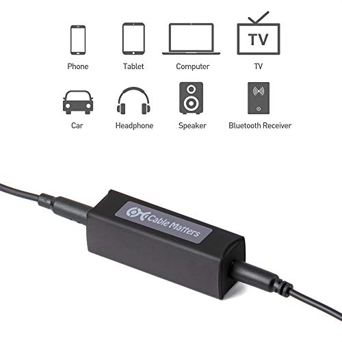 Cable Matters Ground Loop Isolator 3.5mm Noise Isolator Hum Eliminator for Car Audio and More - Image 5