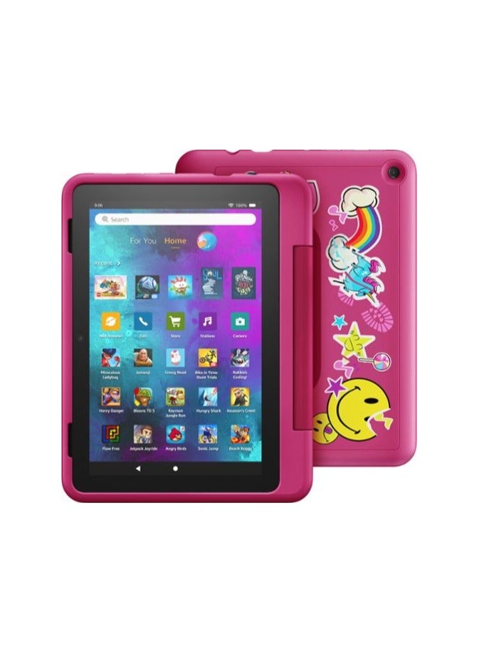 Firemax Fire HD 8 Kids Edition Pro tablet 8 inch screen 32GB 10th generation pink color new release - Image 1