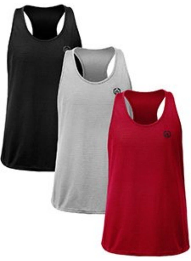 NIBEMINENT Unisex Performance Running Tank Top for Marathon Training, Track & Field, Fitness Workouts - Quick-Dry Breathable Lightweight Sports Shirt with Athletic Cut  - Image 1