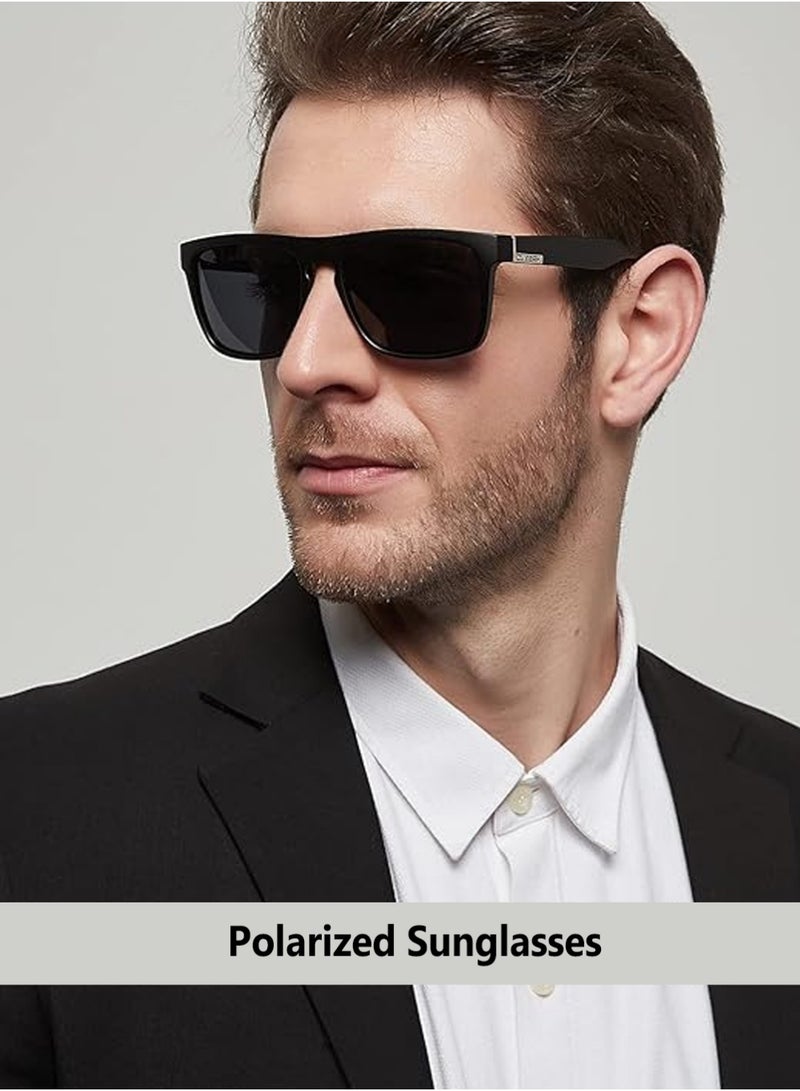 YOUGE 3Pcs Polarized Sunglasses Men's Cycling Glasses Riding Glasses Running Glasses Mountaineering Glasses Driving Glasses Fishing Glasses UV400 Goggles - Image 2