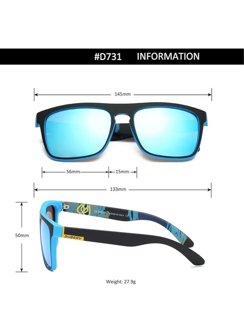 YOUGE 3Pcs Polarized Sunglasses Men's Cycling Glasses Riding Glasses Running Glasses Mountaineering Glasses Driving Glasses Fishing Glasses UV400 Goggles - Image 4