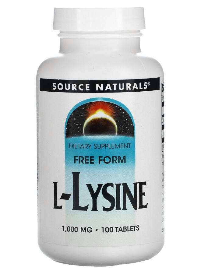 L-Lysine 1000 mg 100 Tablets