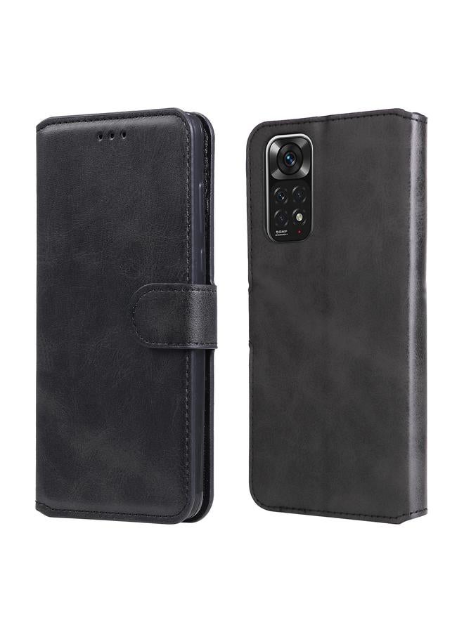 Case For Xiaomi Redmi Note 11 Global / Note 11S Classic Calf Texture Flip Leather Case