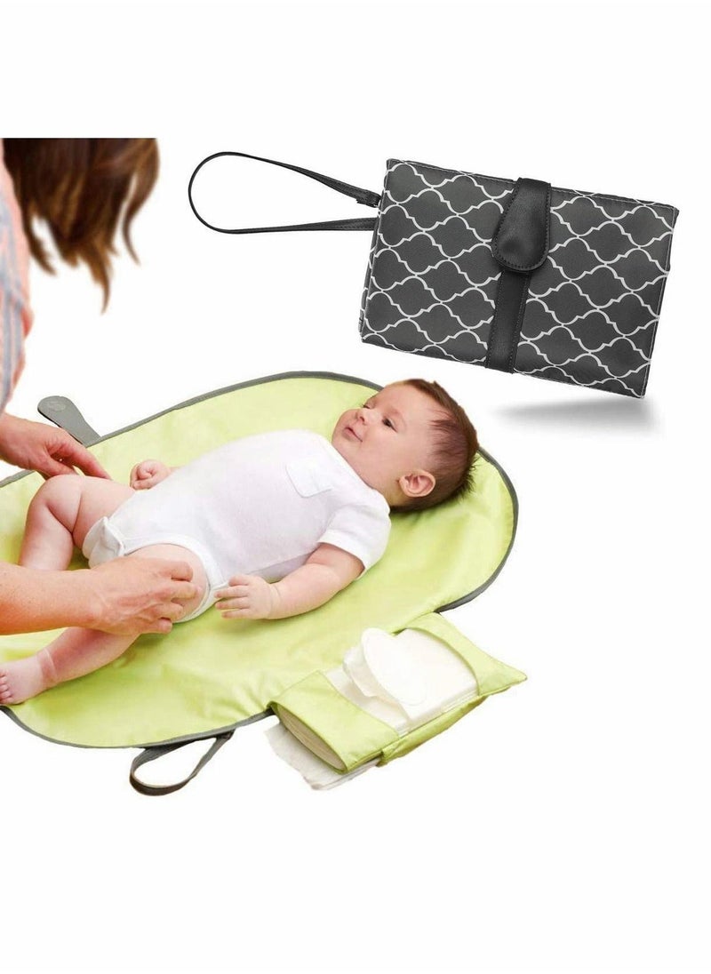 Baby Diaper Portable Foldable Waterproof for Home Outside Travel - Image 1