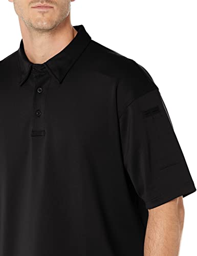 Propper Men's I.C.E. Men's Short Sleeve Performance Polo Shirt, Black, Large Regular - Image 3