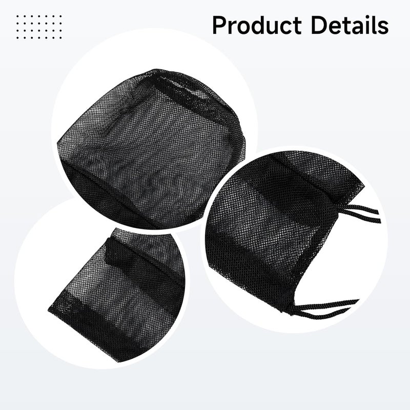 Black XL Dog Face Protector, Polyester Mesh 17.7 X 16.5 in, Blocks Insect Bites and Harmful Substances - Image 5