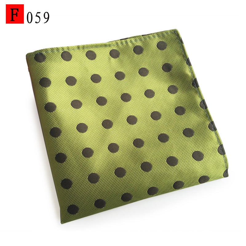 Supply Polyester Jacquard Cashew Dot Casual Fashion Men'S Pocket Scarf Small Square Scarf Handkerchief Breast Scarf - Image 1