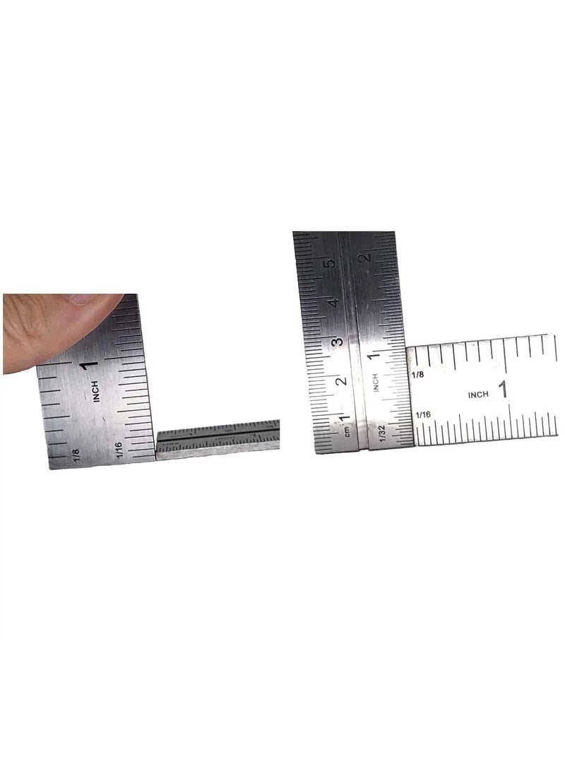 Swanson Tool Co. , Inc Swanson Tool Co TC132 12-Inch Combo Square with Cast Zinc Body, Stainless Steel Ruler and Brass Bolt  - Image 4