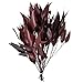 Vickerman Natural Botanicals 18" Eucalyptus Willow, Red Preserved Foliage Dried Floral Decor, 5-6 oz Per Pack - Image 2
