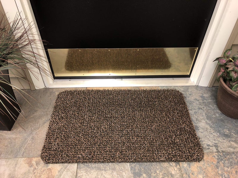Clean Machine آلة تنظيف 10376910 سجادة مدخل لالتقاط الأوساخ عالية الحركة، 17.5" × 29.5"، شاطئ رملي - Image 2