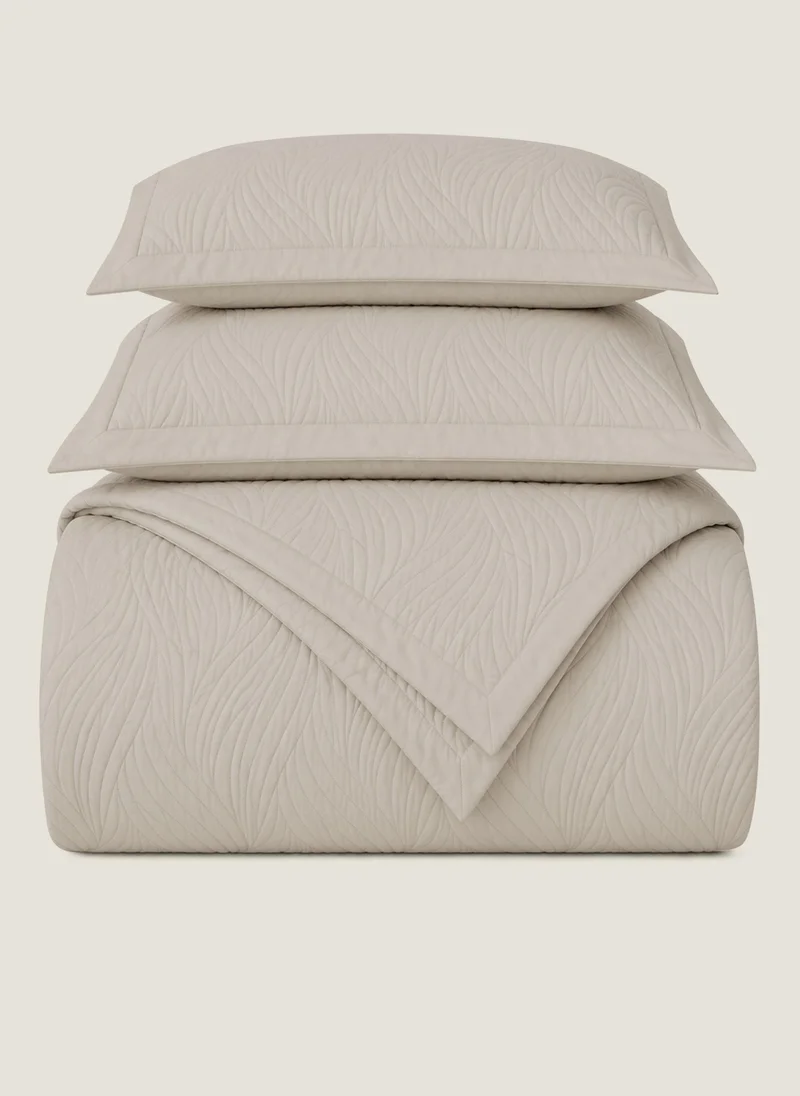 يسكن Bellis 3pc Bed Spread Set - 270x260 cm