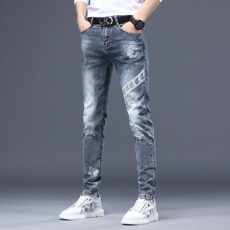 Unisex Casual Daily Denim Jeans - Image 3