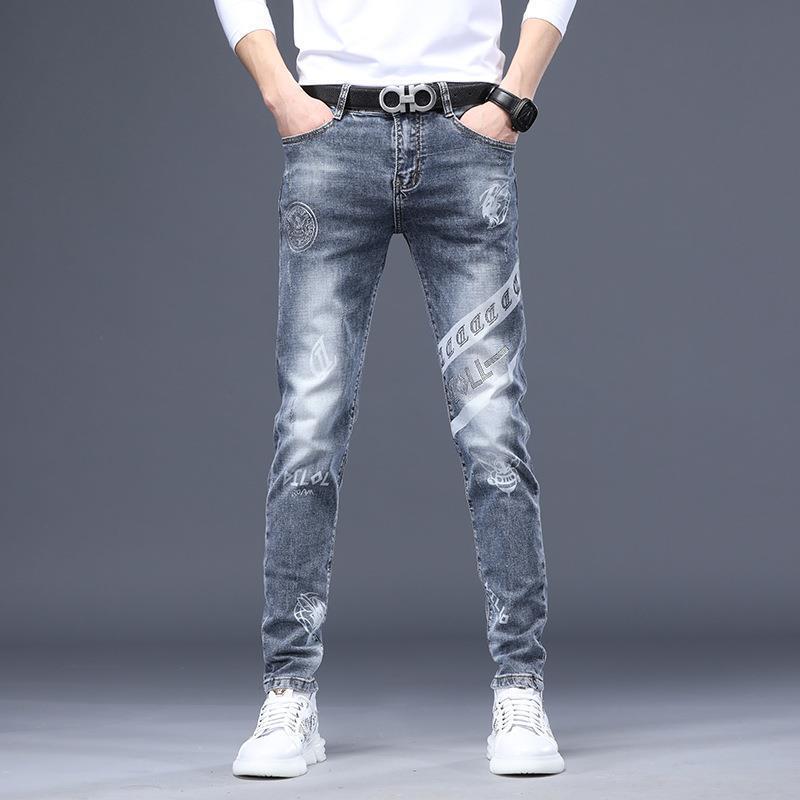 Unisex Casual Daily Denim Jeans - Image 2