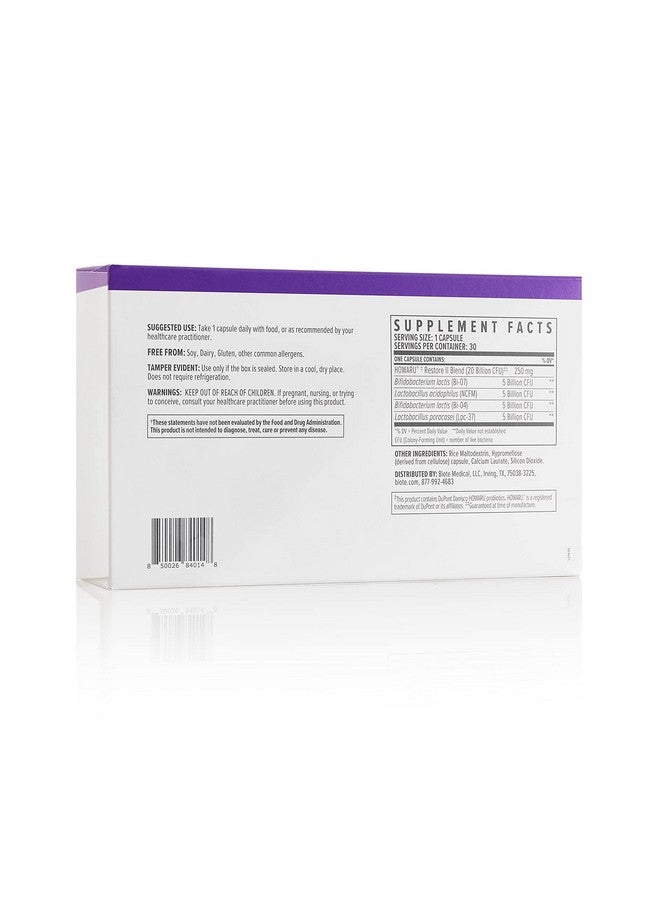 bioTE Nutraceuticals Multistrain Probiotic 20B Gut + Digestive (30 Capsules) - Image 4