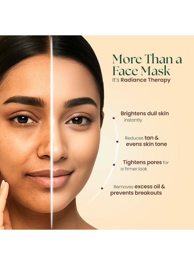 موها: موهـا (Moha): كريم قناع الوجه العشبي "هيربال راديانس" (Herbal Radiance) بخلاصة الصبار والكركم والبرتقال والتوت - لتغذية البشرة بعمق ومنحها إشراقةً ونضارة، مع تقليل البهتان واسمرار البشرة | خالٍ من البارابين والكبريتات والزيوت المعدنية والألوان الصناعية - 100 جم × 3 عبوات. - Image 4