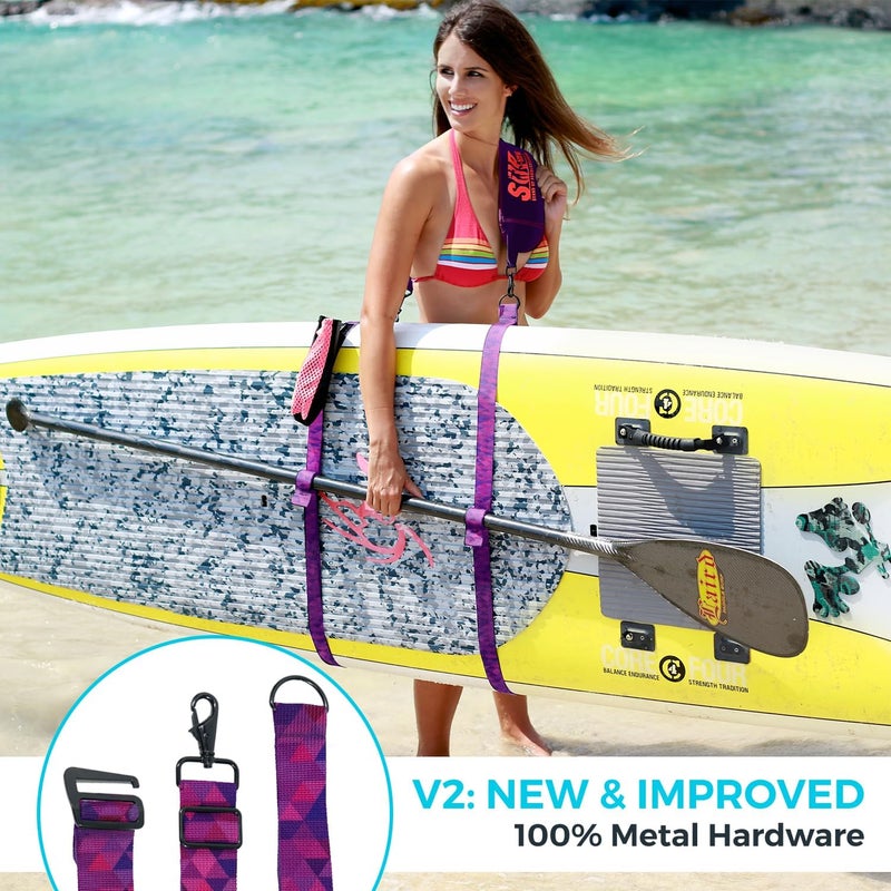 SUP-Now Paddle Board Accessories Carrier SUP Carrying Strap to Carry Paddleboard Accessories for Women and Men - Image 2