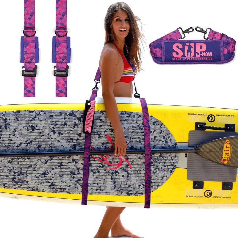SUP-Now Paddle Board Accessories Carrier SUP Carrying Strap to Carry Paddleboard Accessories for Women and Men - Image 1