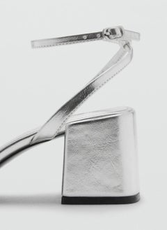 MANGO Heeled With Crossed Straps Sandal  - Image 3