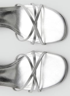 MANGO Heeled With Crossed Straps Sandal  - Image 4