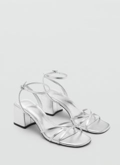 MANGO Heeled With Crossed Straps Sandal  - Image 2