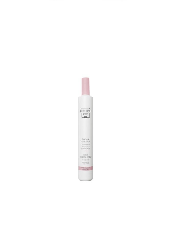 Christophe Robin Delicate Volumizing Shampoo With Rose Extracts for Thin, Fine, and Flat Hair 8.4 fl. oz