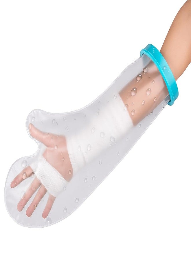 Fxdunjr Waterproof Arm Cast Cover for Shower (Blue) - Image 1