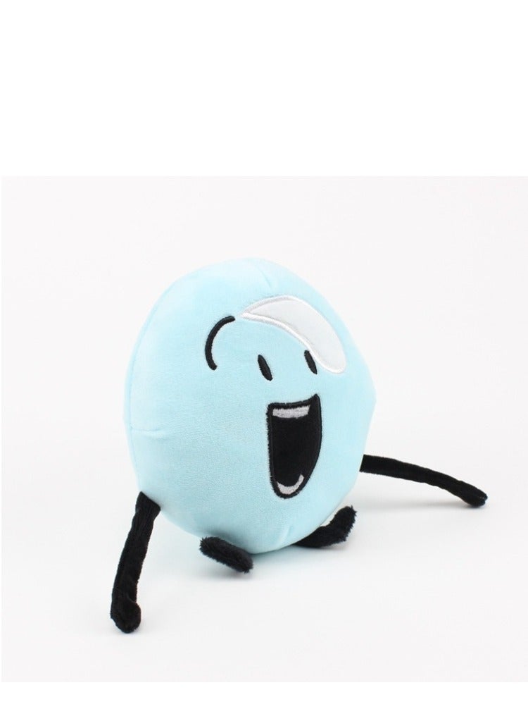 XiuWoo Battle For Dream Island Stuffed Plush Toys Dolls Kids, Cute Soft Leafy Teardrop Firey Bubble Stuffed Plush Pillow For Child Fan Gifts 15cm - Image 2