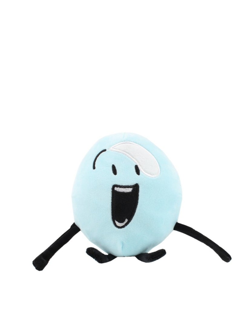 XiuWoo Battle For Dream Island Stuffed Plush Toys Dolls Kids, Cute Soft Leafy Teardrop Firey Bubble Stuffed Plush Pillow For Child Fan Gifts 15cm - Image 1