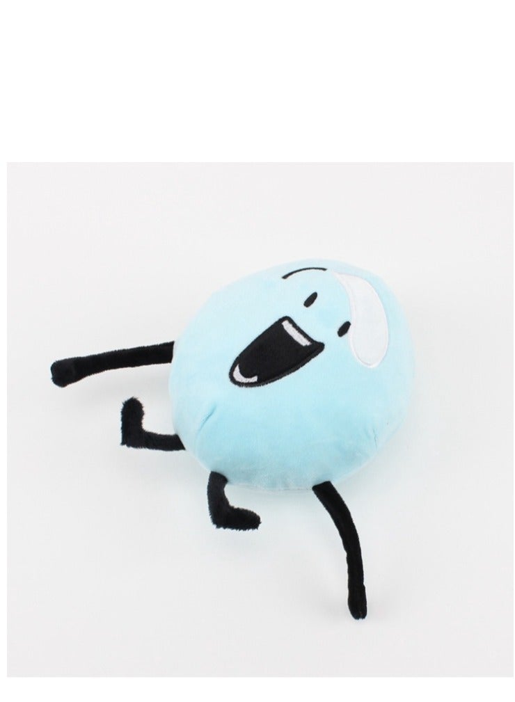 XiuWoo Battle For Dream Island Stuffed Plush Toys Dolls Kids, Cute Soft Leafy Teardrop Firey Bubble Stuffed Plush Pillow For Child Fan Gifts 15cm - Image 3