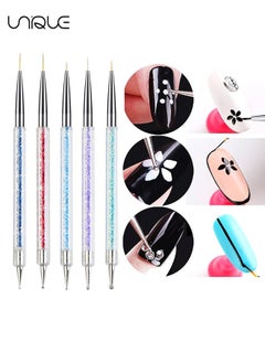 Unique 12PCS Nail Art Brushes Set Ombre Nail Brush Dotting Pen Nail Art Liner Brushes UV Gel Painting Acrylic Nail Brush Set Sponge Nail Brush Nail Gradient Brush Nail Point Drill Drawing Pen Tools Set  - Image 4