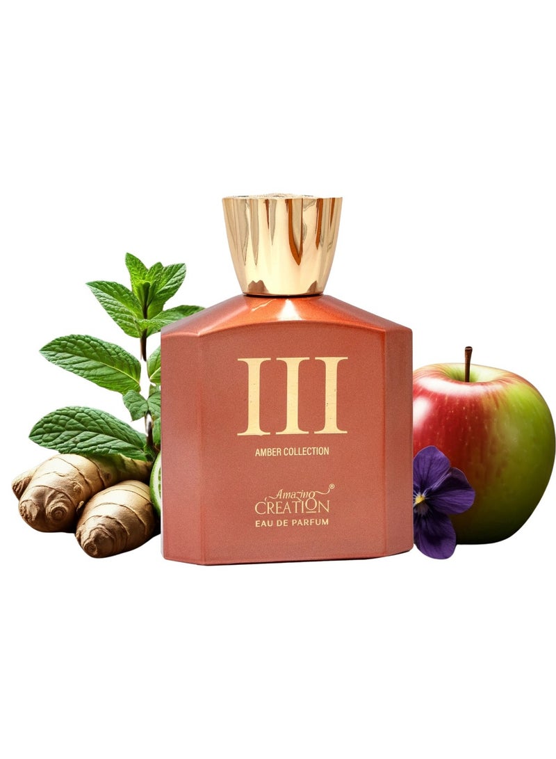 Amazing Creation Amber Collection - III EDP For Unisex 100ml - Image 1