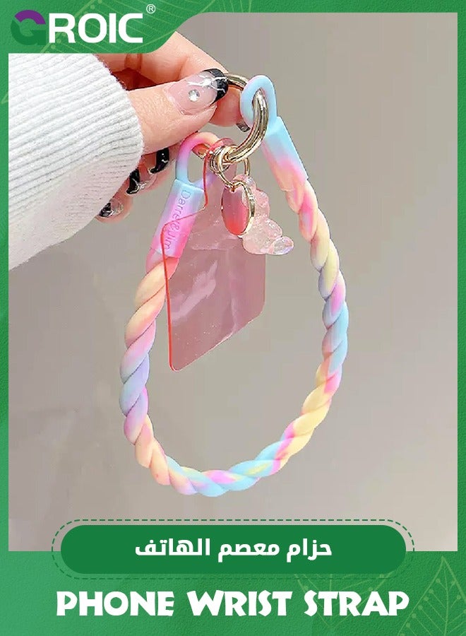 GROIC Phone Charm Strap, Phone Lanyard with Tether Tab, Phone Chain Wrist Strap Grip Phone Keychain for Women Girl iPhone 15 Pro Max / 14 Pro Max / 13 Pro Max / 12 - Image 3