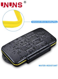 UNUNS 48 Slots Memory Card Case Holder,Water-Resistant Anti-Shock Carrying Case For 12 SD 12 TF,Card Organizer Storage Box With Carabiner  - Image 4