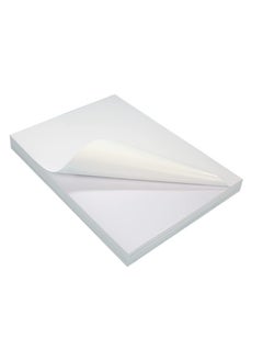 Kalon A4-135gsm glossy Photo sticker paper white 50 Sheets for Laser and Inkjet Printer  - Image 1