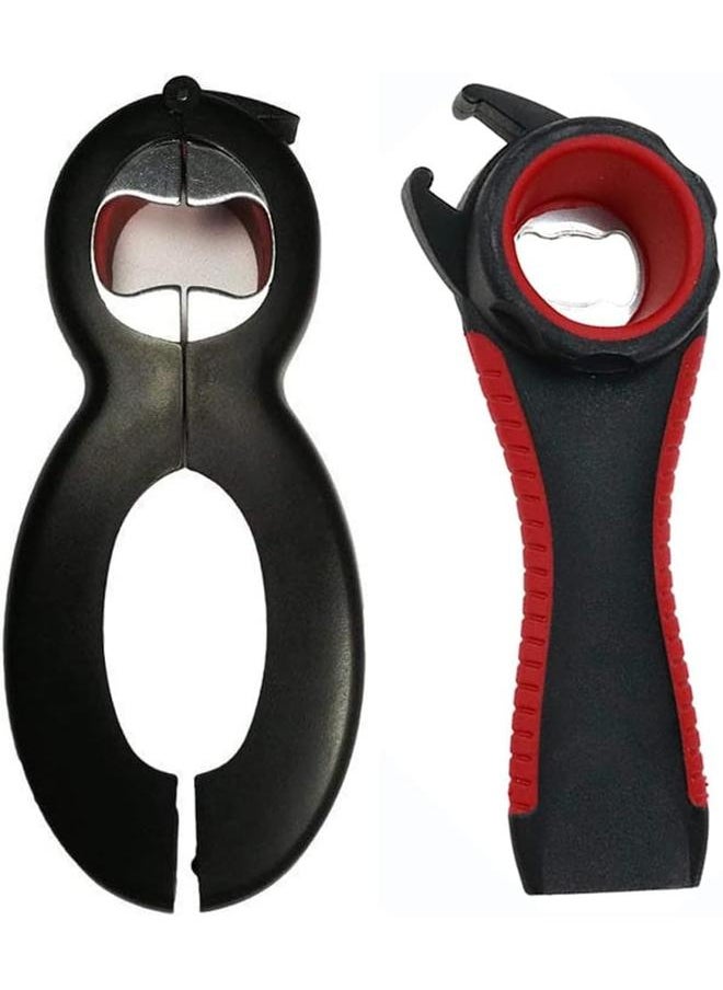 Generic 2 Pack Jar Opener Bottle Opener & Can Opener Multifunction Opener for Weak Hands,Arthritis Seniors,Elderly,Women,Seniors Kitchen Tool Set  - Image 5