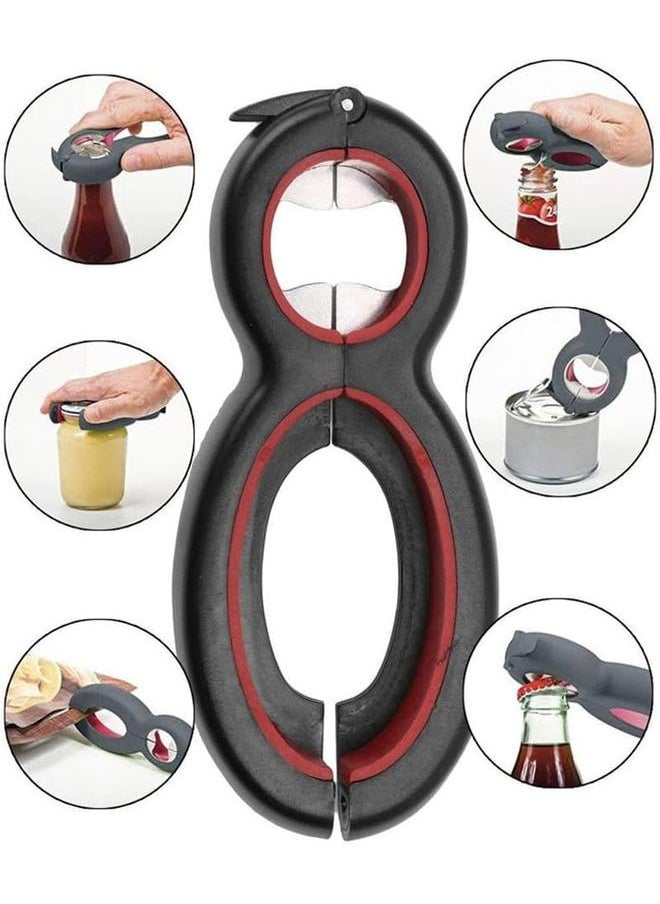 Generic 2 Pack Jar Opener Bottle Opener & Can Opener Multifunction Opener for Weak Hands,Arthritis Seniors,Elderly,Women,Seniors Kitchen Tool Set  - Image 3