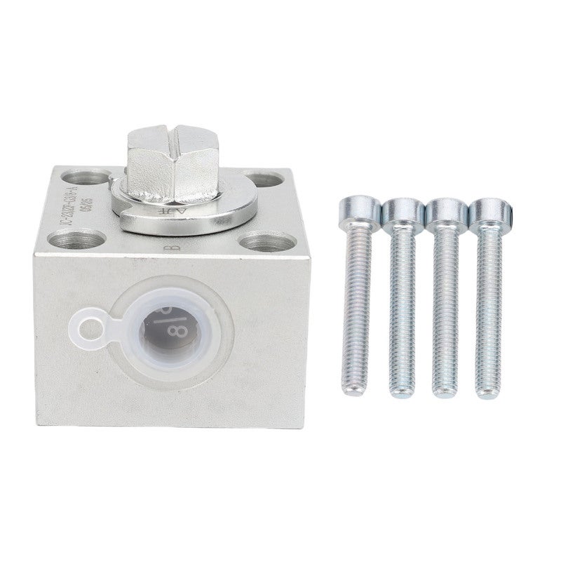 Hydraulic Diverter Valve: 3 Way Alloy Steel Construction - Easy Direct Installation, Enhanced Versatility, Efficiency Boosting Three Way Valve for Small Excavators & Construction Equipment - Image 1