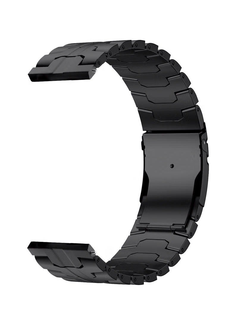 بيوينتي Titanium Band 22mm, لـ HUAWEI Watch GT 5 4 3 Pro/Watch 4 3 Pro, فاخرة التيتانيوم المعادن استبدال الساعة حزام للرجال والنساء, أسود - Image 3