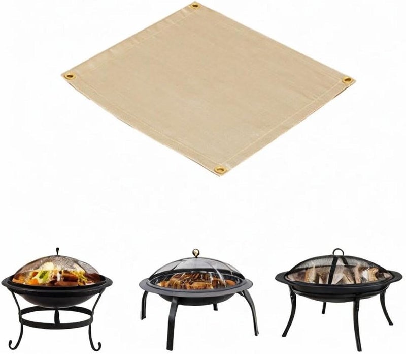 predolo Fire Retardant Mat Multi-Use Welding Blanket Easy to Maintain Fireproof Cover, 30cmx30cm - Image 3